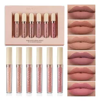 Comprar Set 6 Labiales Mate Labial Liquido Labial Indeleble Larga