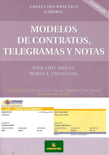 Modelos De Contratos, Telegramas Y Notas 2018 Errepar