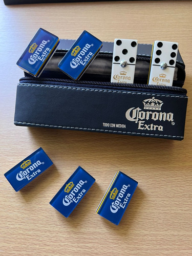 Domino Corona Fondo Azul + Cubilete + Baraja Victoria Españo