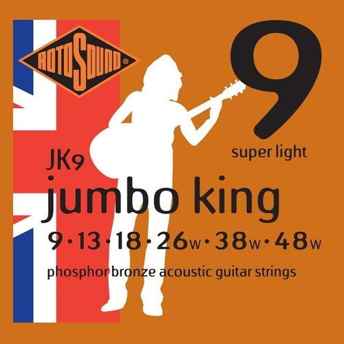 Cuerdas Guitarra Electroacústica Jk9(jumbo King)