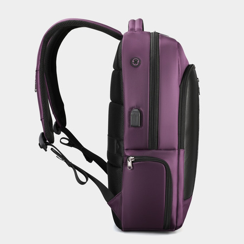 Mochila Tigernu Ejecutiva Para Notebook Morado T-b3668