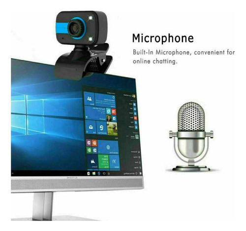 Cámara Web Para Computadora De Hd Con Enfoque Automático