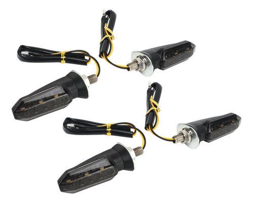 Mini Intermitentes Led Para Motocicletas, 4 Unidades, Luces