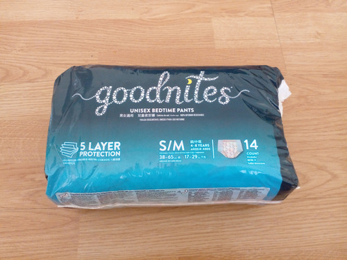 Pañales Goodnites P/m 17-29 Kgs Unisex X 14 Unidades