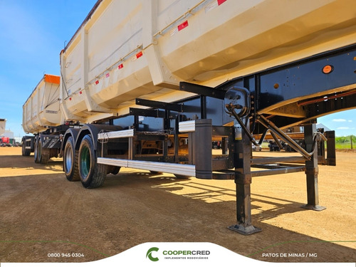 Carreta Rodocaçamba Randon 35m³ 22/22 C/ Lona Fácil 6 Eixos