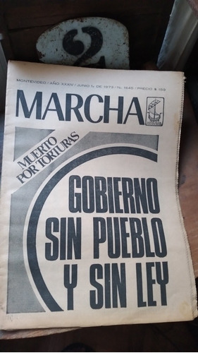 Semanario Marcha- 1/06/1973-  Quijano-julio Castro-...