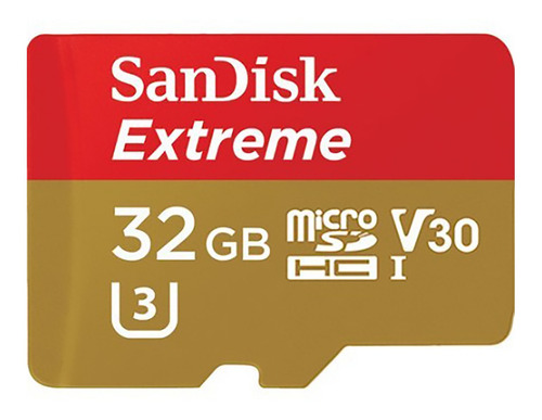 Tarjeta De Memoria Sandisk Extreme Micro Sdhc - 32 Gb Sdsqxa