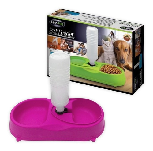 Alimentador De Mascotas Perros Y Gatos Pet Feeder Fine Pet