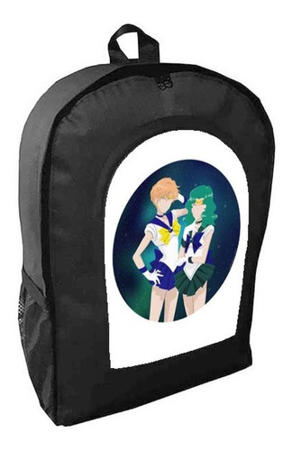 Mochila Negra Sailor Moon Adulto / Escolar J26