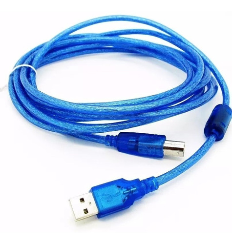 Cable Seisa LCS-15D con entrada USB-A salida USB-B