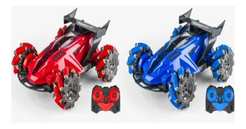 4wd Spray Stunt Truck Led 2.4g R/con Buggy Music Light Vapor Color Azul