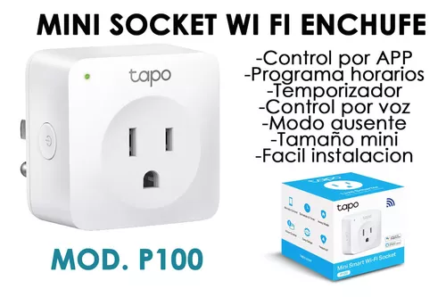 Tapo P100, Enchufe Wi-Fi Inteligente Mini