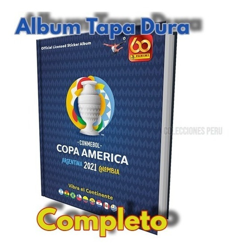 Album Tapa Dura Copa America 2021 Panini Y Set Completo