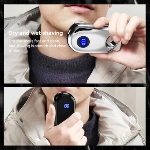Recortadora De Barba Impermeable Mini Clipper Ipx7 Recargabl