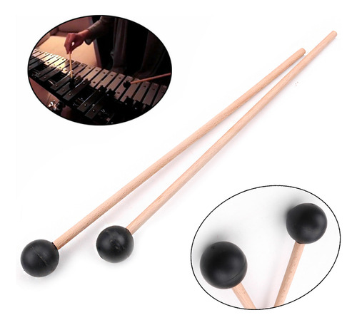 Par Profesional De Piezas De Percusión Con Forma De Mazo De