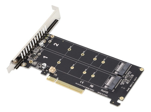 Adaptador Cartão Dual M.2 Nvme Ssd Para Pcie X8 M Disco Rígi