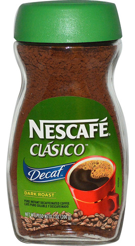 Nescaf, Clasico, Caf Descafeinado Instantneo Puro, Descafein