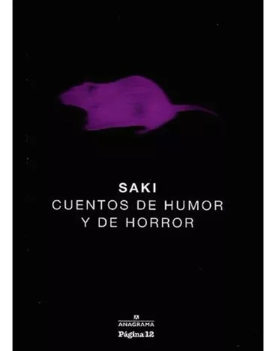 Saki Cuentos De Humor Y De Horror Anagrama En Stock