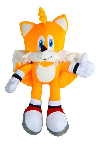 Sonic Peluche Tails Miles Prowe Erizo Amarillo 37cm Hedgehog