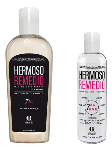 Imagen 1 de 5 de Kit Cabello Hermoso Tratamiento Caída Crecimiento Protección
