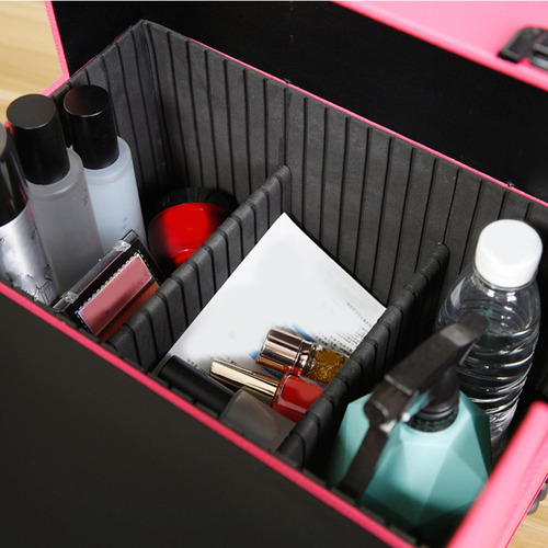 Estuche Para Cosméticos Con Carrito, Caja De Almacenamiento