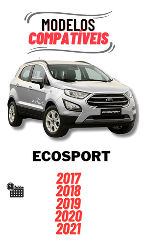 Capa Para-choque Ford Ecosport 2018 2019 2020 2021 2022