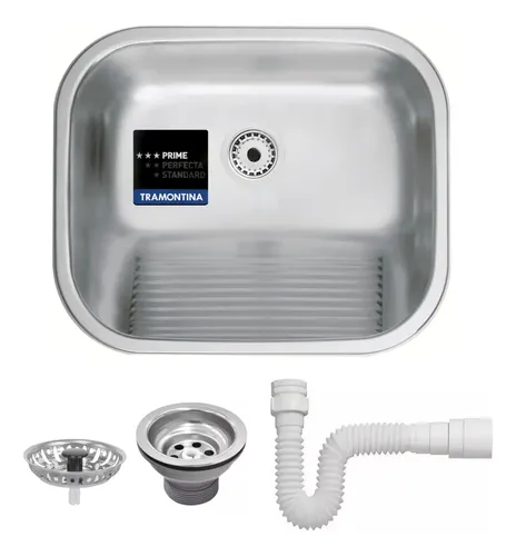 Tramontina Tanque Tramontina Hera 34l 50x40 Grande Prime Inox Acetina