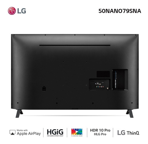 Imagen 3 de 5 de Smart Tv LG Ai Thinq 50nano79sna Led 4k 50