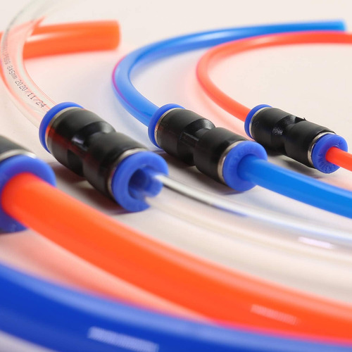 Hapemein® 50 Conectores De Empuje Rectos, 1/2, 3/8, 5/16, 1/4, 5/32