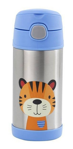 Imagem 1 de 9 de Garrafa Térmica Infantil Inox 270ml Livre De Bpa Clingo