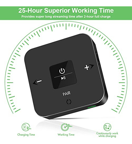 Transmisor Receptor Bluetooth 5.0 Golvery Tv, 2 En 1