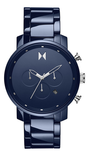 Mvmt | Chrono | Reloj Para Hombre | 1.772in, Azul, Chrono