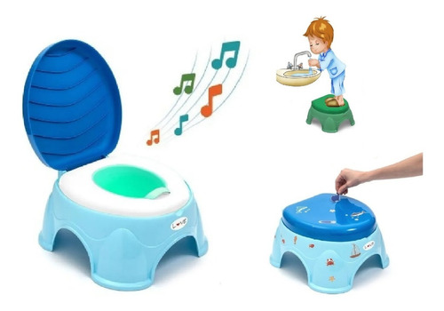 Inodoro Pelela Musical 3 En 1 Love Con Sonido Babymovil