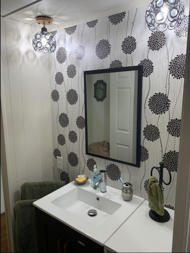 Imagen 4 de 8 de Papel Tapiz Vinil Con Adhesivo Decoración Interiores Pared
