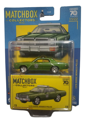Matchbox Collectors 1978 Dodge Monaco Police 15/22 Mig34