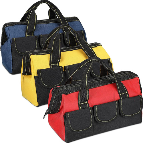 3 Pack Tool Bag Para Hombres Con Fondo Duro Impermeable, Bol