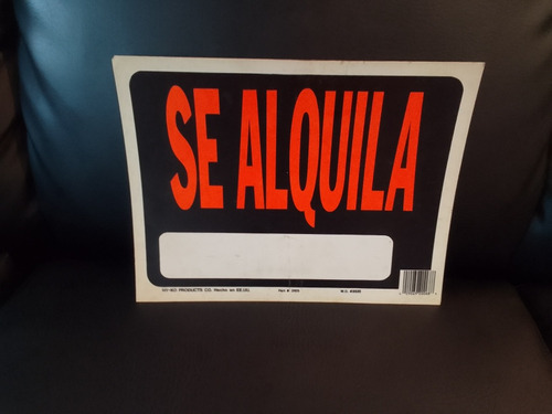 Letrero Se Alquila 2x 15$ 