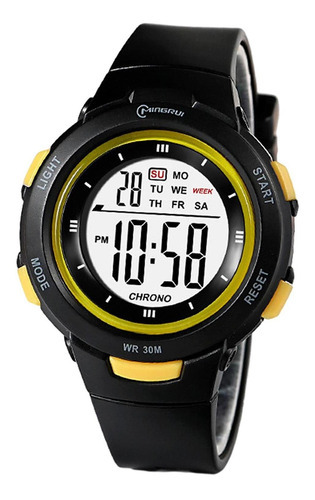 Reloj Digital Deportivo Relojes Electrónicos A Prueba Negro