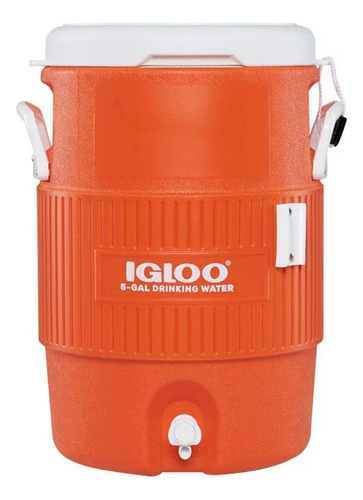 Termo Igloo 5 Galones 20 Litros Color Naranja Naranja