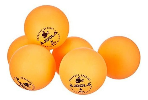 Pelotas De Tenis De Mesa Joola Rossi One-star Naranja De 40