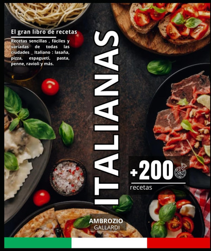 Libro: El Gran Libro De Recetas Italianas: Recetas Sencillas