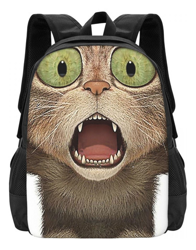 Mochila For Amantes De Gatitos Y Gatos Con Cara Divertida P