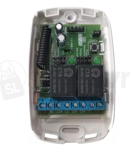 Rx-2c Bivolt Receptor Duplo Canal Com Controle Anticlonagem