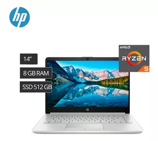 Laptop Hp 14-dk0008la Ryzen5-3500u 14 8gb Ram 512gb Ssd