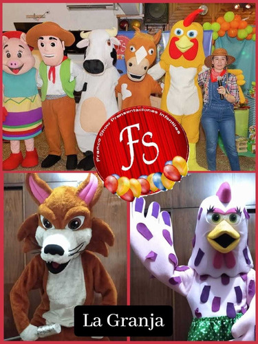 Shows Musicales Y Presencias Granja, Paw Patrol ,toy Story.