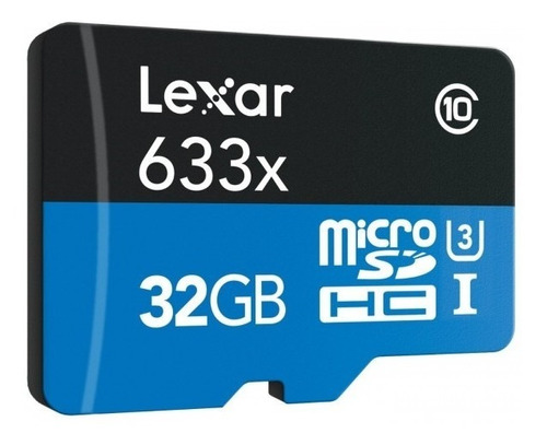 Cartão Micro Sd Lexar 32gb 633x Classe 10 95mb/s Pronta Entr