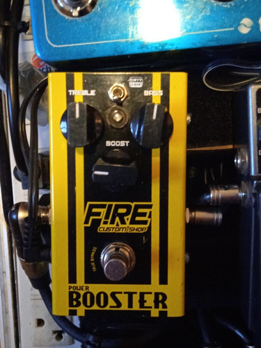 Pedal Power Booster Fire Custom Shop