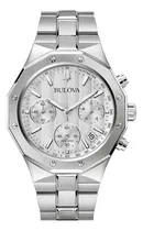 Comprar Reloj Bulova Precisionist 96b408 Original Hombre Plateado