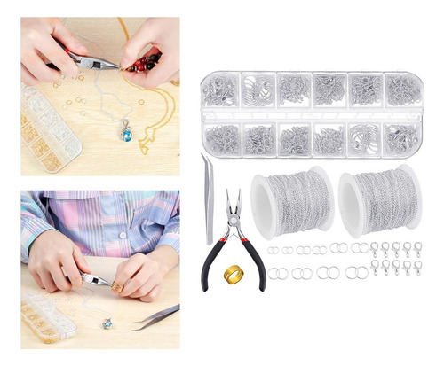 1000 Uds. Anillos Abiertos For Hacer Joyas, Llavero Diy,