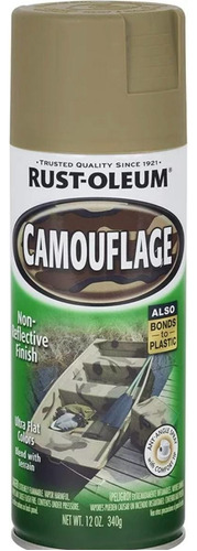 Aerosol No Reflactante Verde Camuflado Rust-oleum Roll Steel